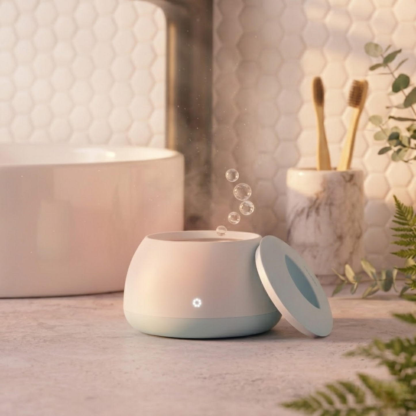 Pod-dentaire — Nettoyeur ultrasons pour dentiers et gouttières